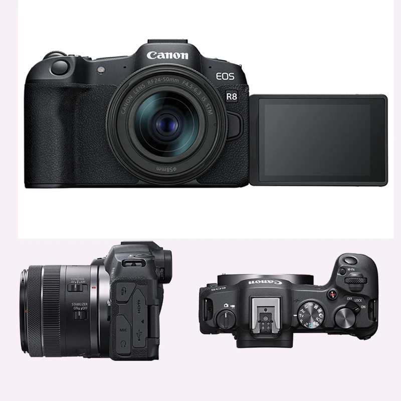 Canon EOS R8 Full-Frame Mirrorless Camera Compact Digital Camera Professional 26.2MP 4K Video Vlog Photography New Original
