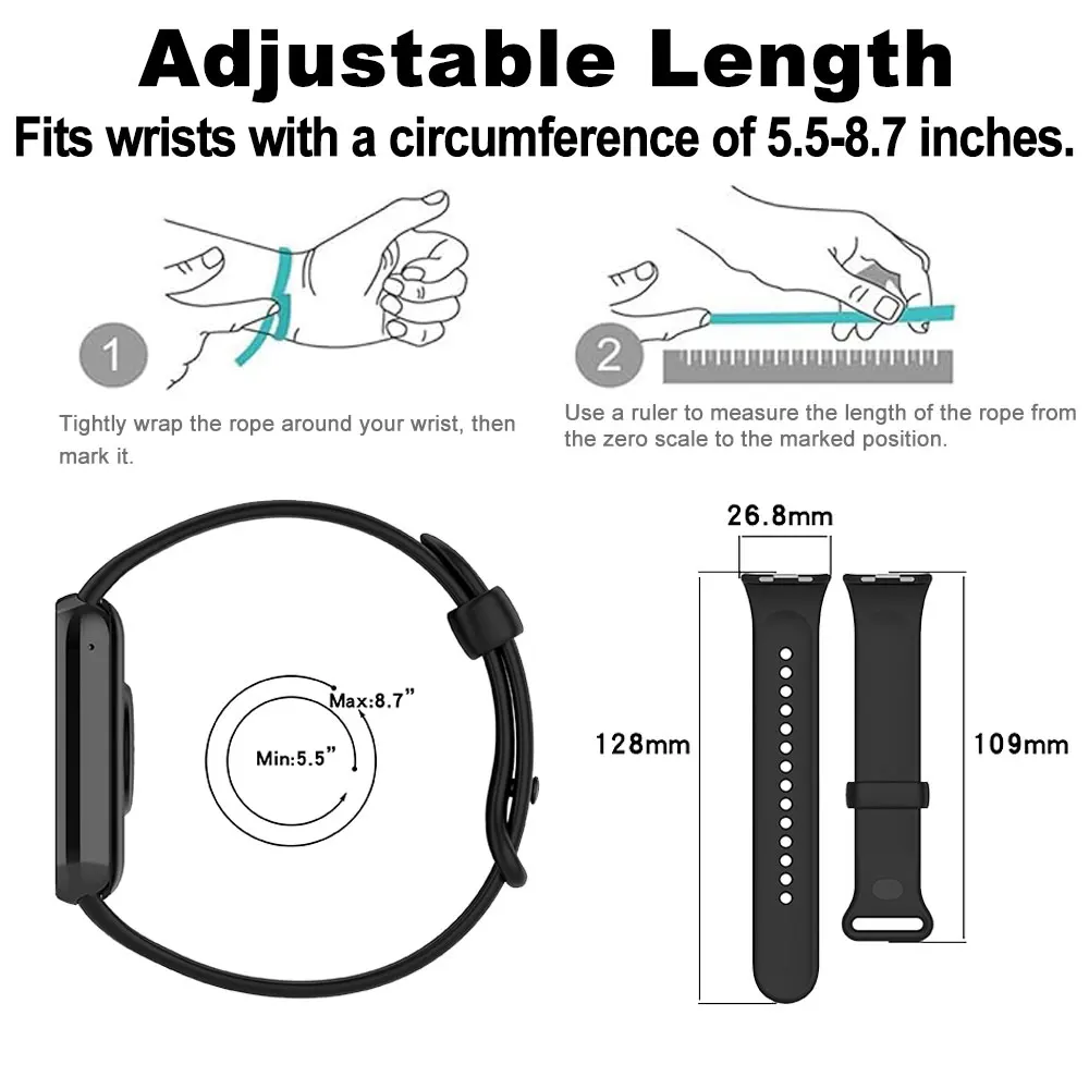 Premium Silicone Sport Wristband Strap