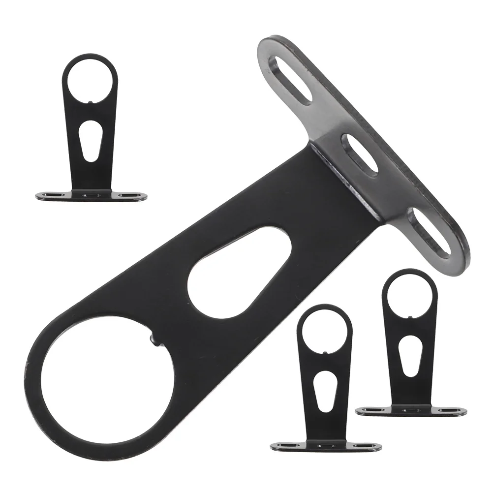 

4Pcs Bike Lamp Fork Mount Bike Headlight Bracket Steel Bicycle Light Holder Bike Equipment