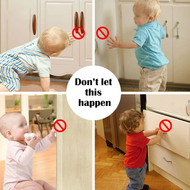 Magnetic Children Safety Lock Baby Protection Built-in Invisible Punch Free Drawer Cabinet Door Magnetic Lock Anti-opening Latch cabinet lock child lock safety lock