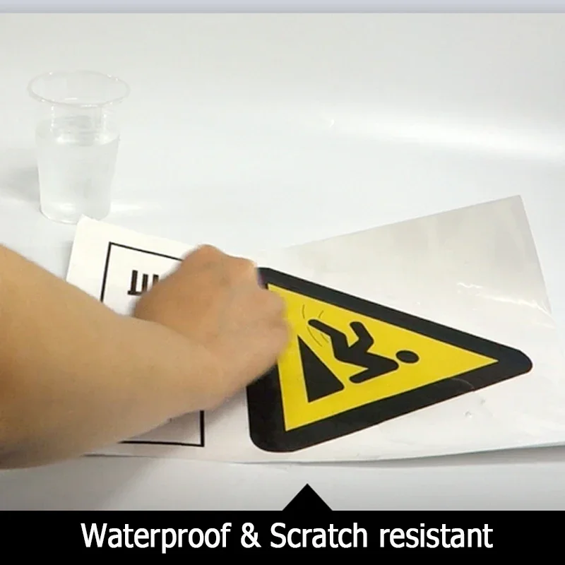 레이저 잉크젯 프린터에 대 한 10pcs A4 자체 접착 PP 합성 종이 방수 떼어 내기 방지 스크래치 라벨 스티커