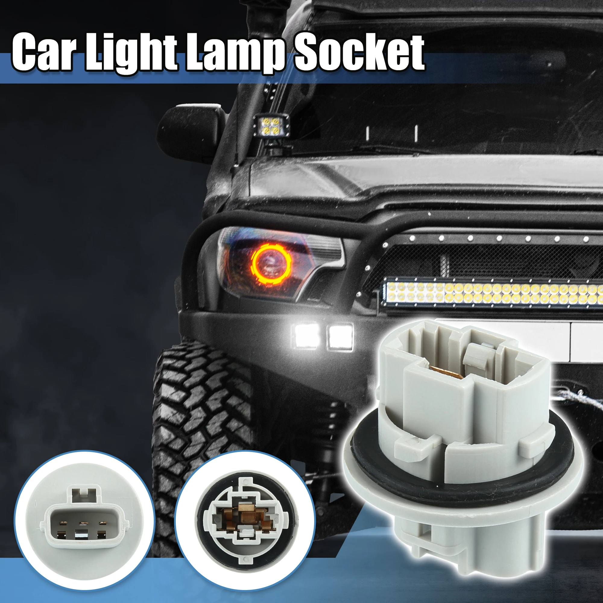 X Autohaux Turn Signal Light Bulb Socket Front Tail Light Holder Base