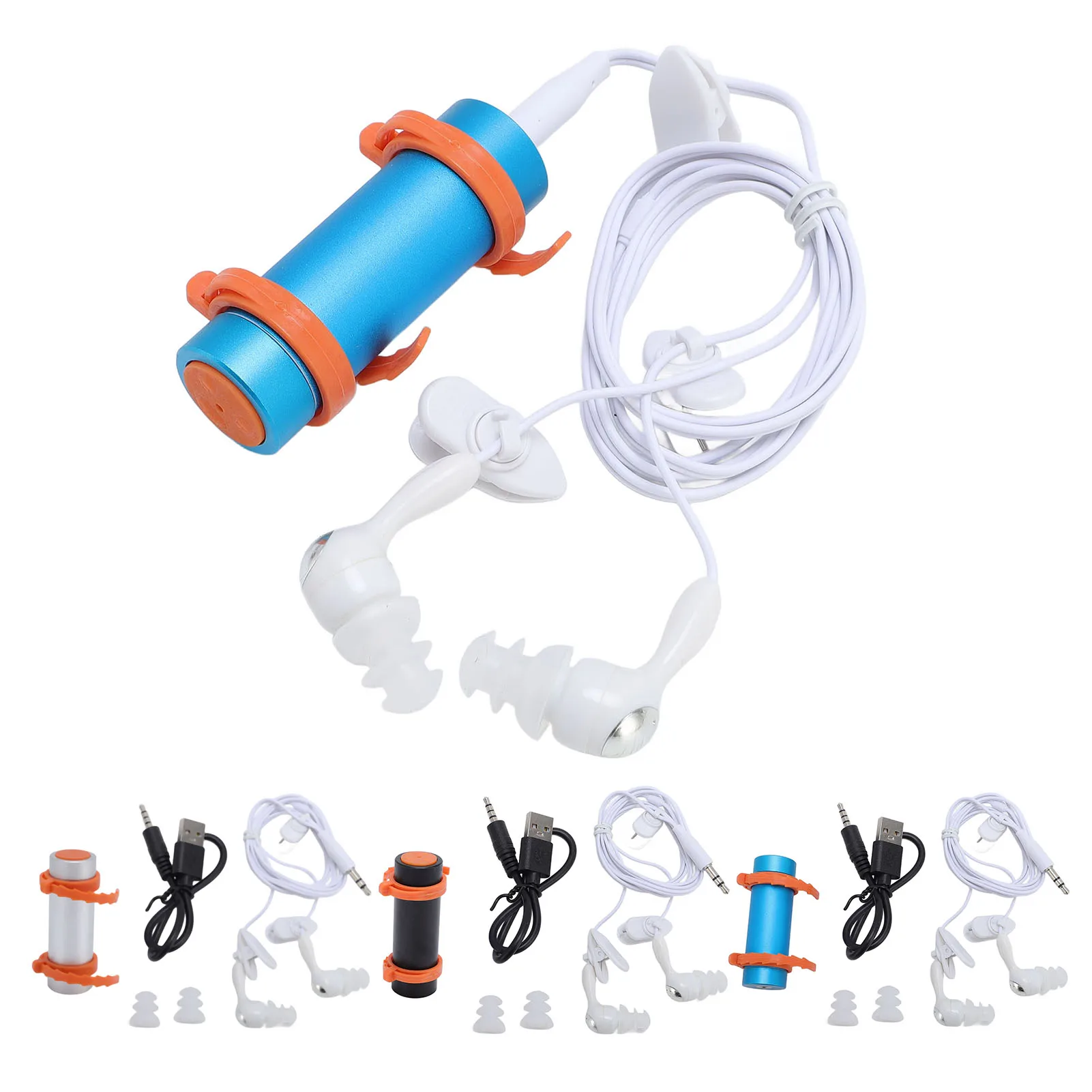 Waterproof 8GB MP3 Music Player with Earphones for Aquatic and Outdoor Activities