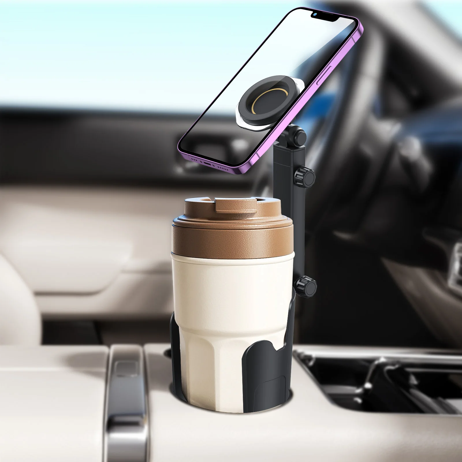 Magnetic Car Phone Holder with 360 Rotation
