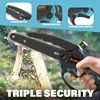 Jemi Tool 21V mini chainsaw, 6 inch electric chainsaw with automatic lubrication system for garden, yard 3