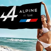 A-Alpine Automobiles Microfiber Blanket Quick Drying Beach Towels Oversized Printing Super Absorbent Pool Towel Blanket 2