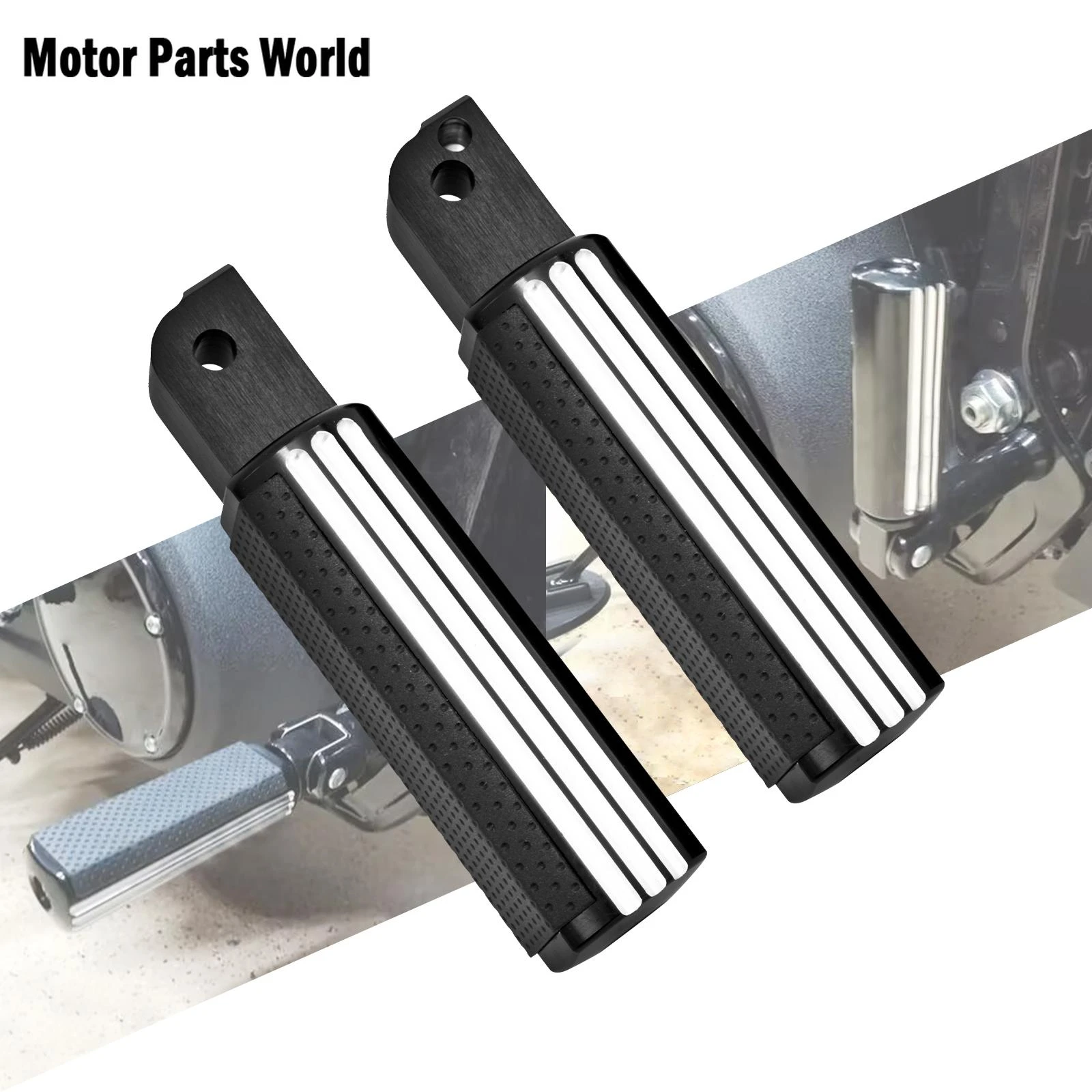 Motorcycle Female Driver Footpeg Foot Rest Front Rider Footrest For Harley Softail Breakout