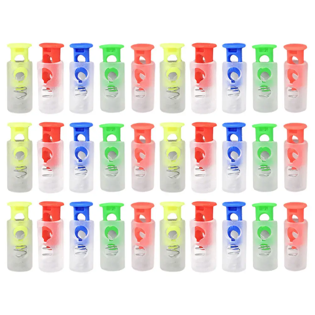 30Pcs 스프링 패스너 버튼 프리미엄 금속 플라스틱 조절 가능한 의류 버클 윈드브레이커 코트 재킷 스웨터 바지용