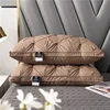 Down Pillow 100% White Goose Feather Pillow Core Five-star Hotel Cotton Single Cervical Vertebra Support Sleep Pillow 3