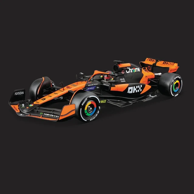 Bburago 1:24 2024 McLaren F1 MCL38 Alloy Car Model Formula Racing Diecast Toy 4# Lando Norris 81# Oscar Piastri 5