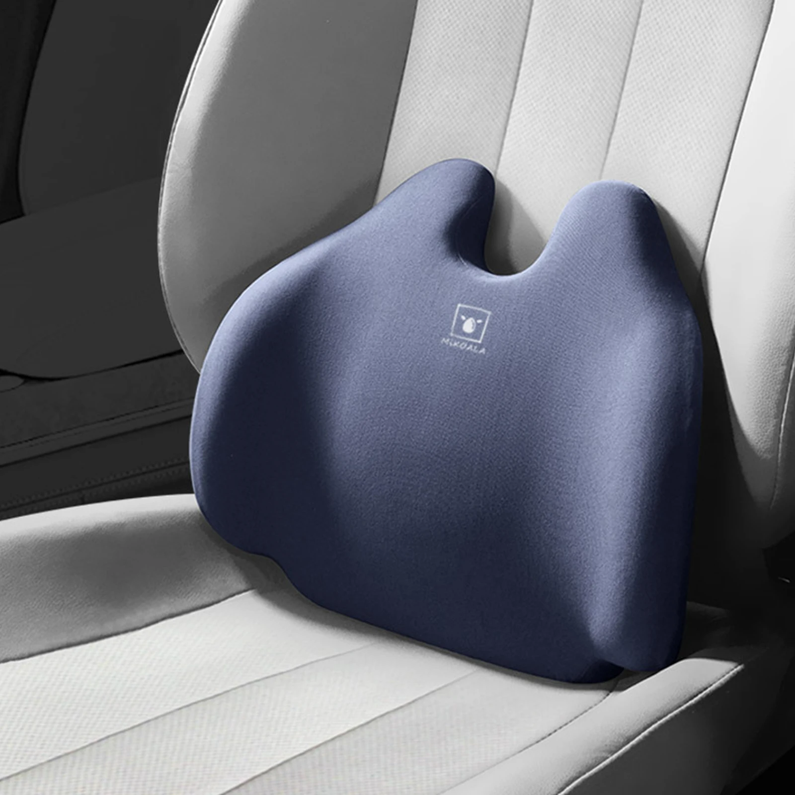 Amacok Lumbar Support Memory Foam Pillow - Comfort Memory Foam Car Lumbar Support For Driving Seat Back Office Travel Long Trips