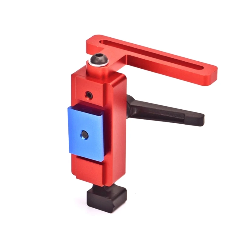 

1 PCS Woodworking 45-Type Chute Limiter Guide Rail Locator Slide Rail Stop T-Rail Woodworking DIY Tool Red&Blue&Black