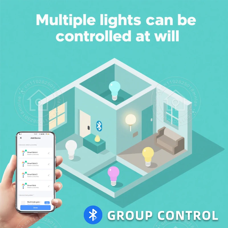 Tuya Led Bulb E27 220-240V Dimable Bluetooth RGB Lamp Smart Life APP Control for Bedroom Room Decoration Party Lights smart led light bulbs