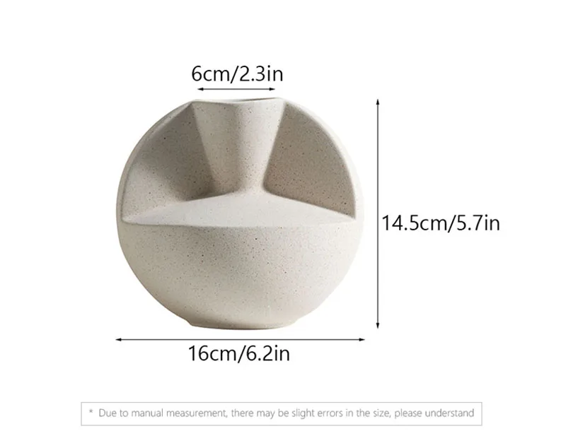 Nordic Ball Ceramic Vase