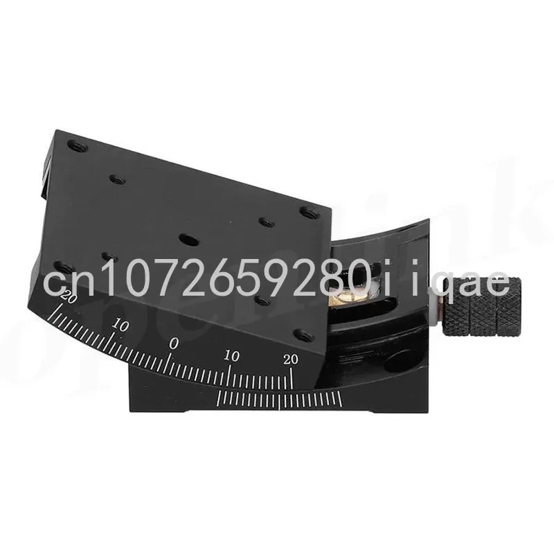 

X-axis Angle Tilt Slide Manual Radian Precision Fine-tuning Displacement Platform Positive and Negative Adjustment Goniometer