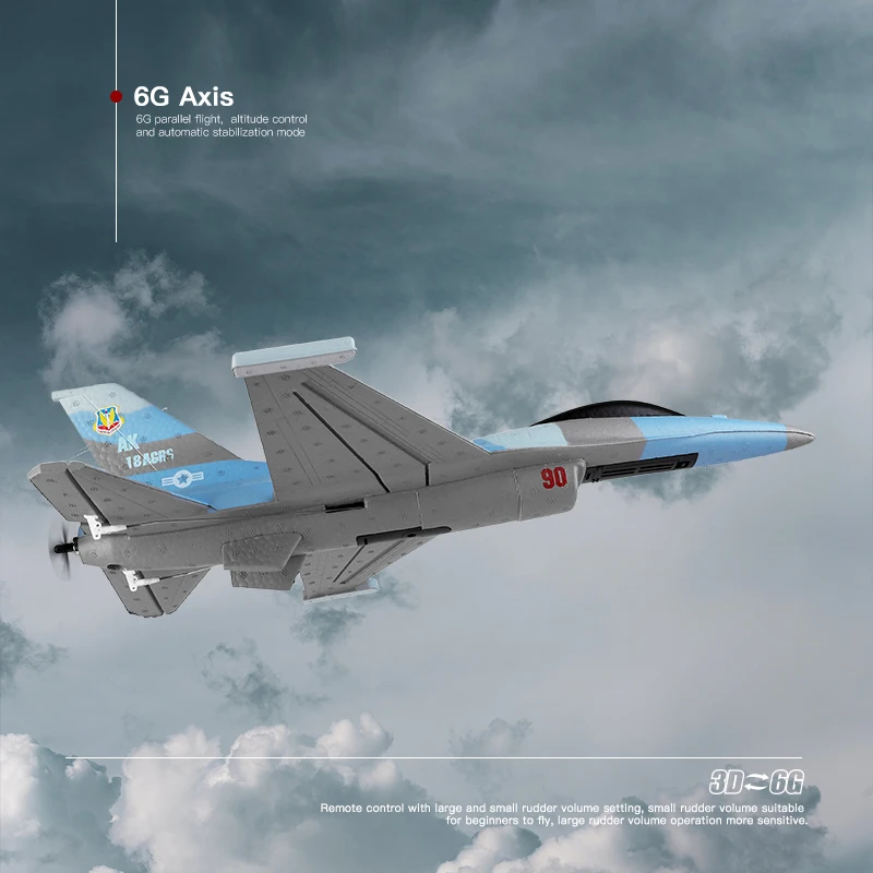 WLtoys XK A290 RC 비행기 3CH 무선 조종 모델 항공기 320mm 날개 길이 3D6G 시스템 비행기 EPP 폼 글라이더 어린이 장난감