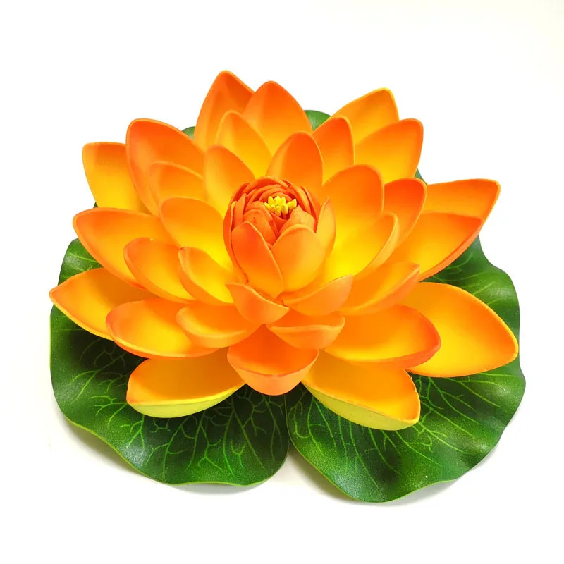 Floating Lotus Artificial Flower - Lifelike Water Lily for Pond and Garden Decoration
