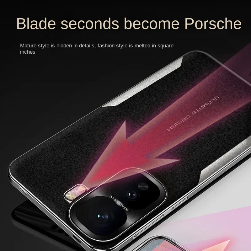 Electroplating Color-Blocked Leather Shockproof Phone Case