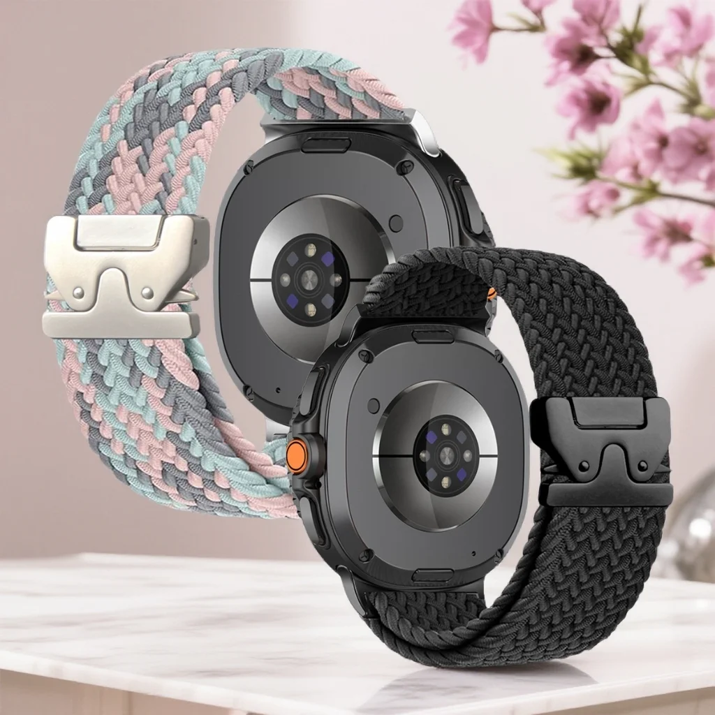 Braided Parachute Buckle Strap with Correa Bracelet