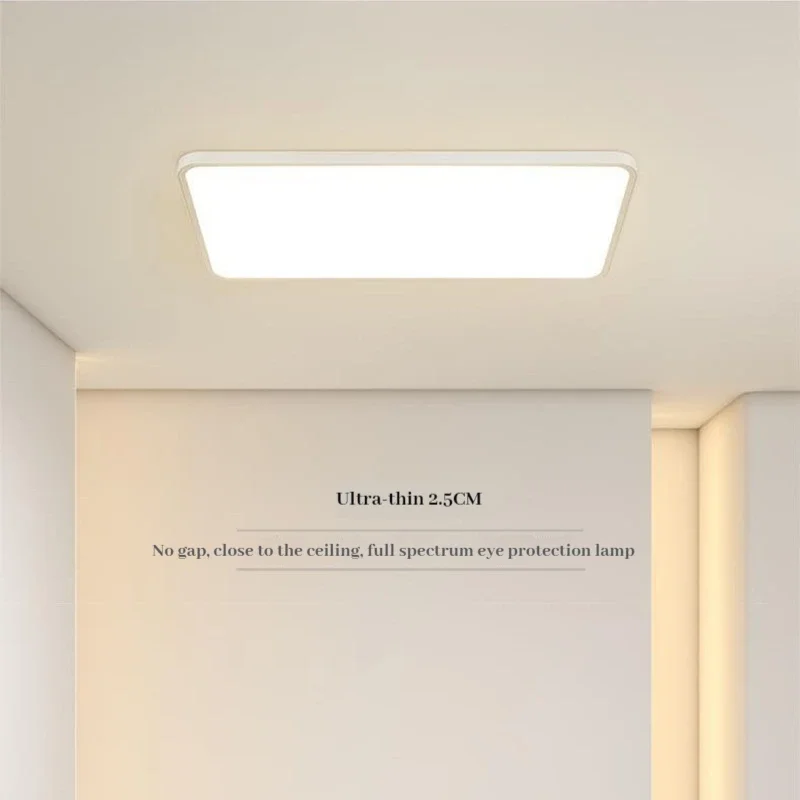LED Ceiling Light Ceiling Light Modern Ultra thin Rectangular Led Ceiling Lamp Minimalist Living room Bedroom Home Deco Ceiling Lights Indoor Lighting Fixtures