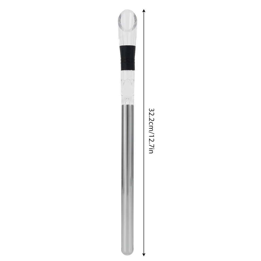 Wine Bottle Cooling Cooler Ice Chill Rod Stick Stainless Steel Aerator Pourer Stopper Beer Beverage Frozen Stick for Bar Tool beer bottle cooler drink cooler
