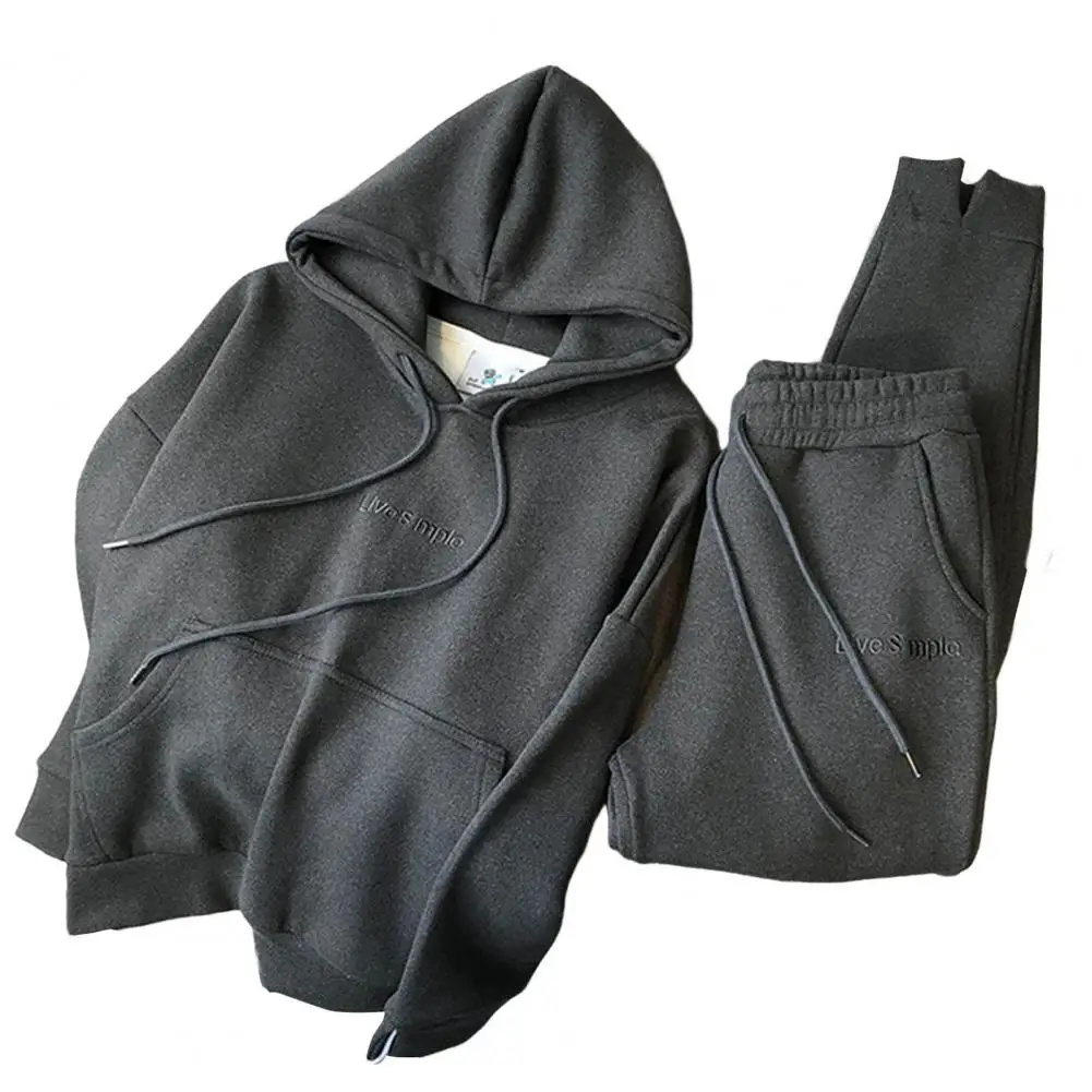 Tuta Sportiva 2 Pezzi Donna Con Cappuccio – Felpa E Pantaloni Elasticizzati Per Yoga, Fitness E Uso Quotidiano