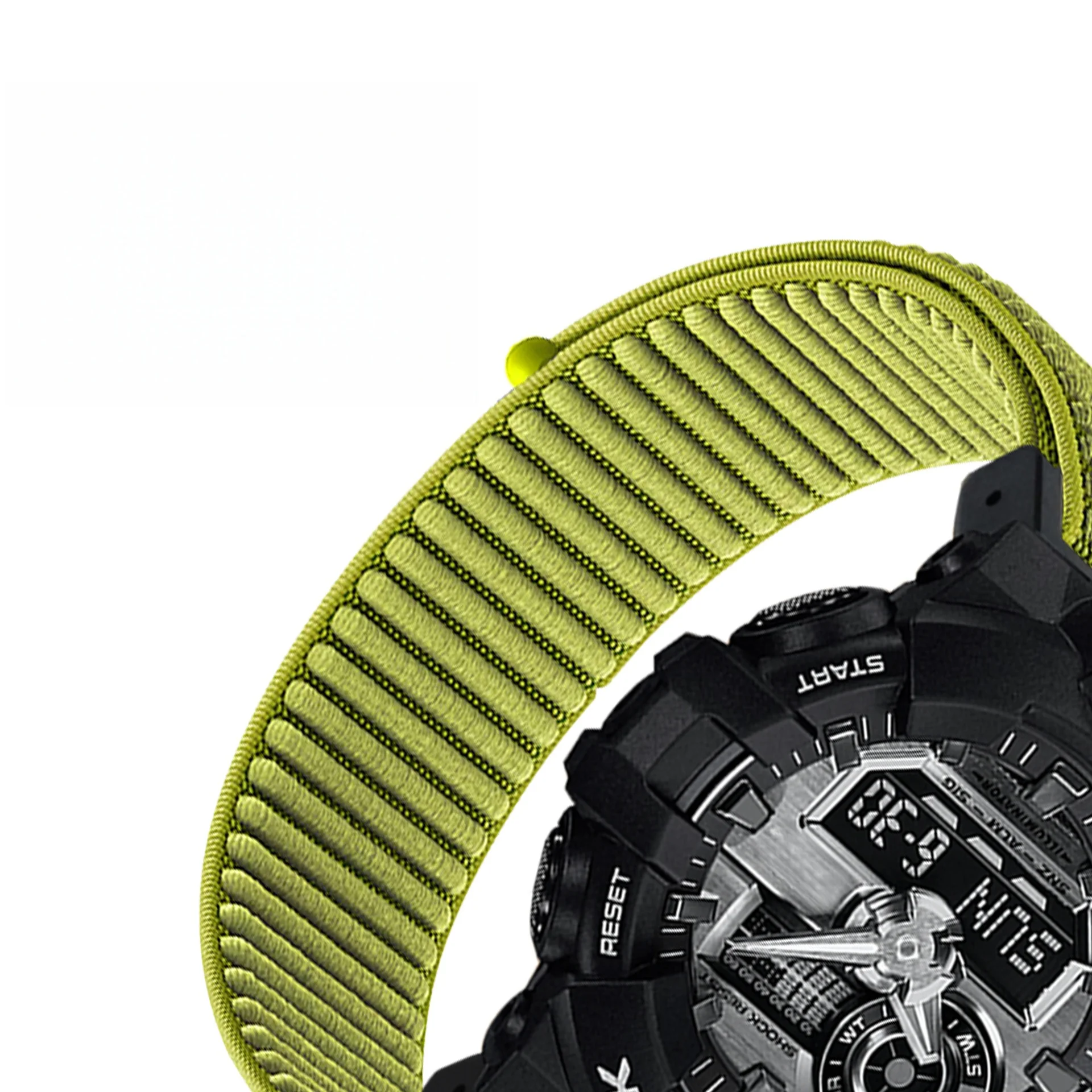 Deluxe QuickFit Nylon Sport Watch Strap - High-Quality Men's Replacement Wristband
