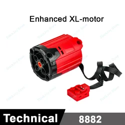 Premium Train Motor Kit with Servo, Battery Box, IR Remote, and LED Lights for Advanced Building Block Creations (Enhanced XL motor)