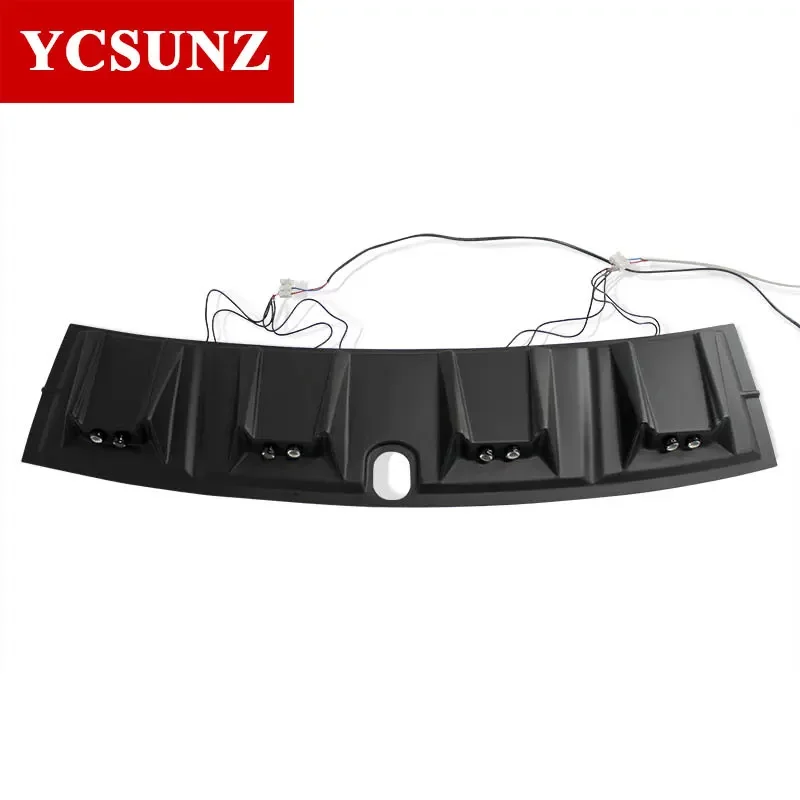 미쓰비시 트라이톤 L200 MR 2019 2020 2021 2022 2023 2024 2025 자동차 액세서리 ycsunz용 ABS LED 라이트 루프 스포일러 랩터