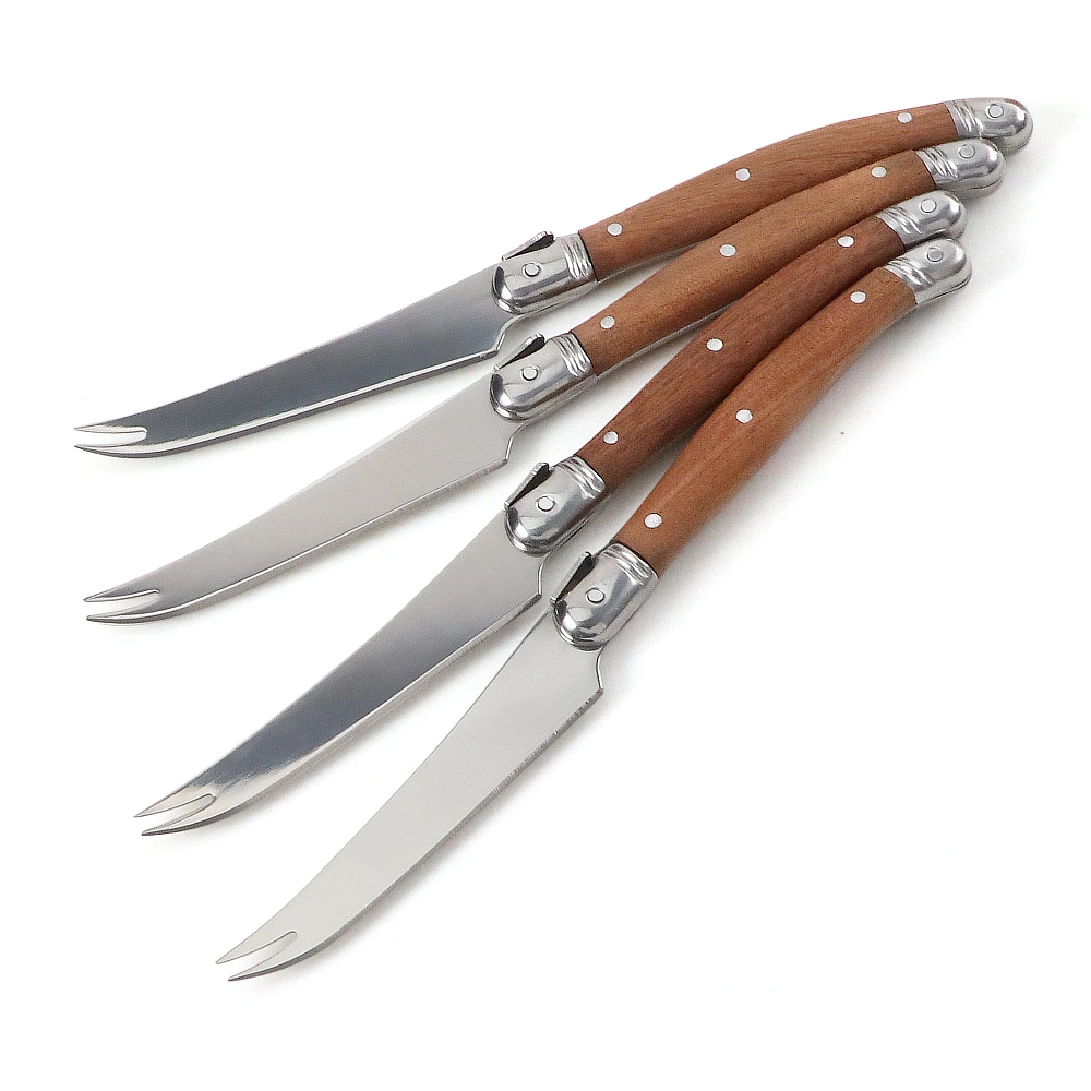 Stainless Steel Laguiole Cheese Knives Set Cheese Slicer Serving Tools Charcuterie Accessories Multi-functional Pronged Knife