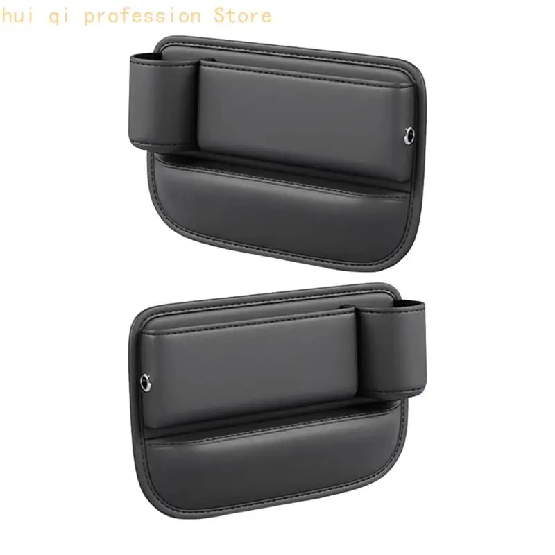 piccola unità portaoggetti per inserto per seggiolino auto in pelle fornisce spazio per riporre lo spazio del sedile - Image 3