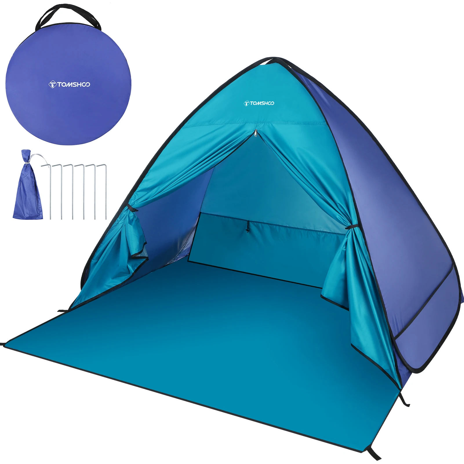 Outdoor Camping Tents TOMSHOO Beach Tent Automatically Instant Pop Up
