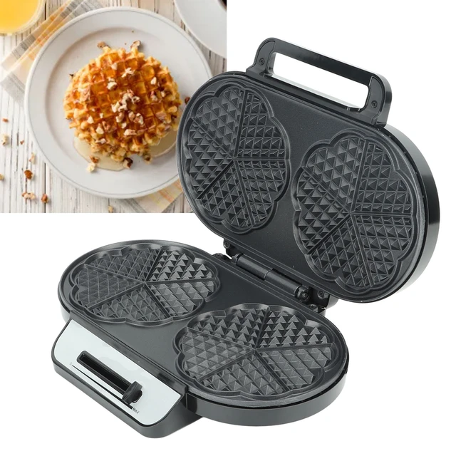 3 in 1 Waffle Maker Machine Breakfast Machine Cake Maker Adjustable  Temperature Anti Stick Plate for Pancake Baking - AliExpress