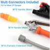 New Retractable 2.2/3.2m Spraying Rod For Hand Pressure Sprayer Outdoor Garden Pesticide Spray Tree Watering Can Accessories 5