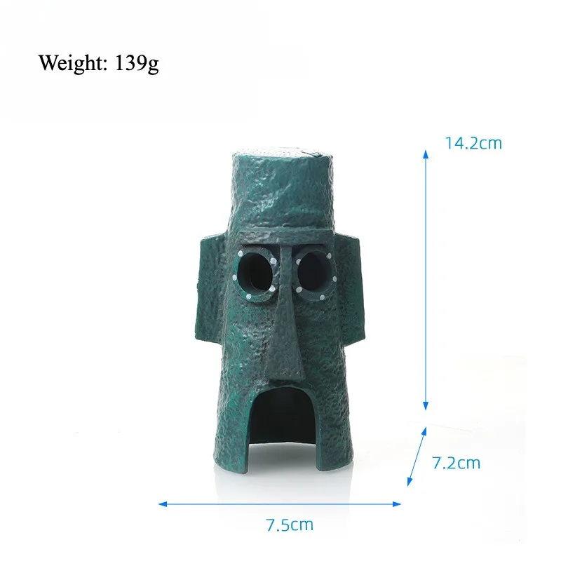 1PCS Cartoon Character Pineapple House Fish Shrimp Hideout Aquarium Decoration Landscaping Accessories Fish Tank House fish tank ornaments fish tank decorations aquarium ornaments mini landscape ornaments
