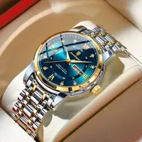 POEDAGAR Luxury Fashion Man Wristwatch Waterproof Stainless Steel Luminous Trendy Men Watch Date Week Men's Quartz Watches Reloj