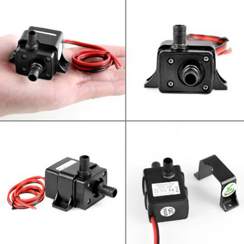 Liquid Transfer Pump Ultra-quiet DC 12V 24V 4.8W 240L/H Flow Rate Waterproof Brushless Mini Water Filter Fish Tank Fountain