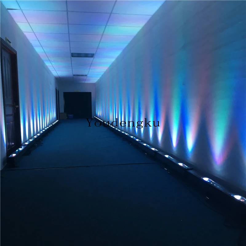 6 pieces  individually control Waterproof 18x18w rgbwa uv dmx wall washer led ig