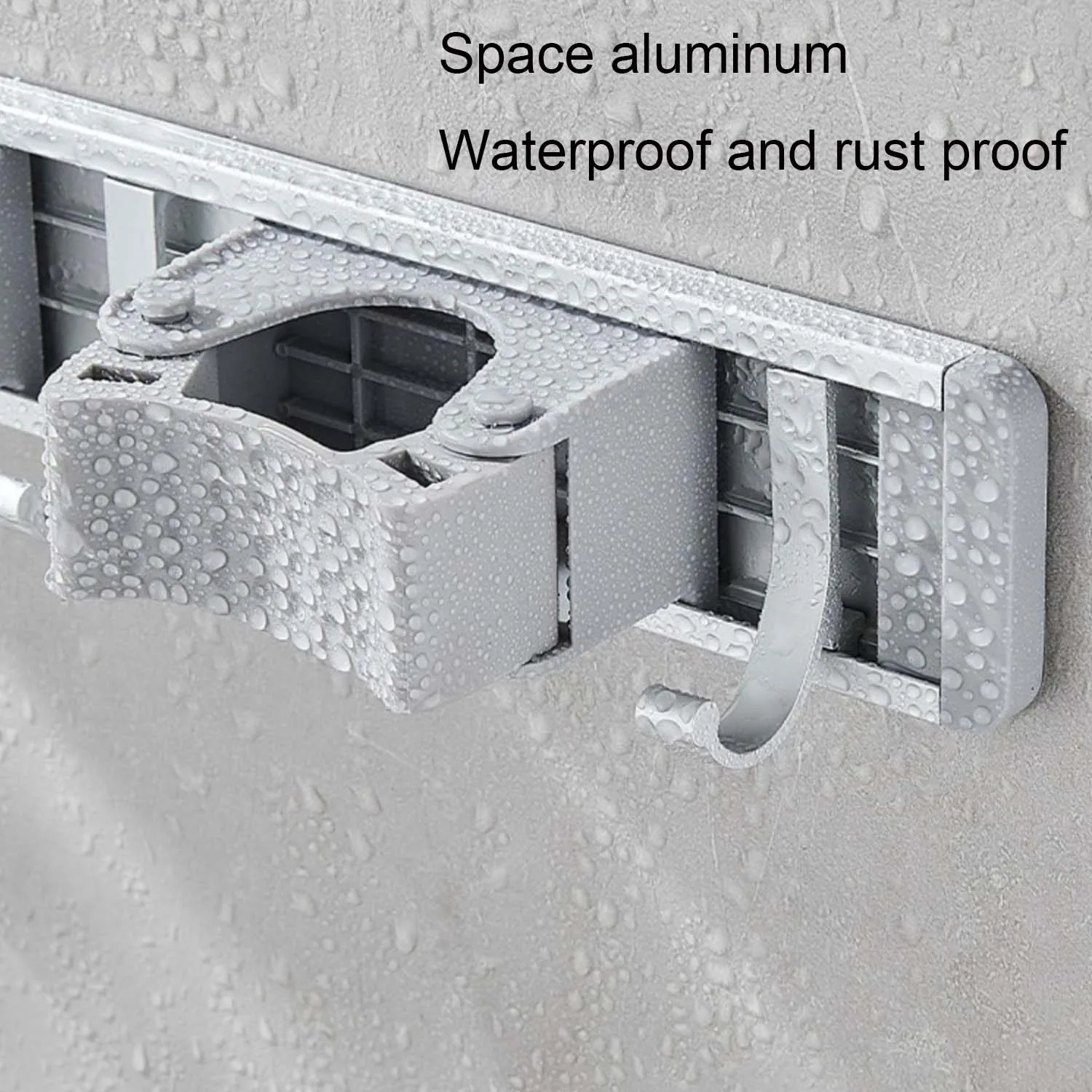 걸레 주최자 벽 마운트 빗자루 홀더 걸레 클립 스탠드 브러시 랙 교수형 파이프 후크 주방 스토리지 욕실 액세서리 도구