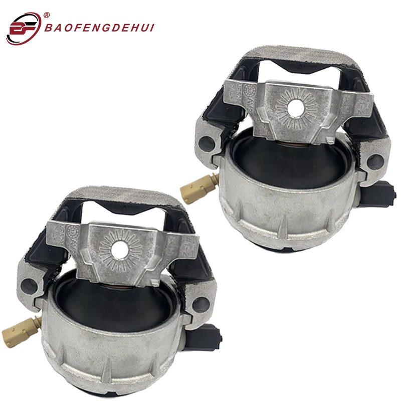 2PCS L&R Engine Support Motor Mount with Sensor For Audi A7 A6 C7 2.0T Quattro 4G2 4GC 4G5 4GD 2011- 4G0199381NT 4G0199381KT