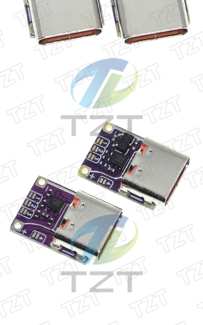 1/2/5PCS PD3.0 PD3.1 QC3.0 Empfänger Schnelle Lade Modul DC 5/9/12/15/20/28/36/48V Spannung Trigger PD zu DC Typ C Schnittstelle – Detail 4