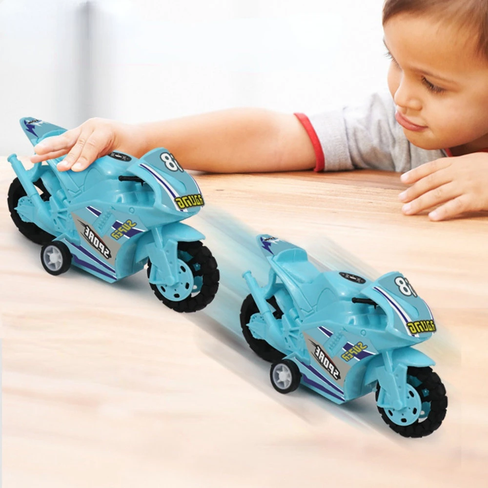 1/4Pcs Kids Toy Car Pull Back Motorcycle Large Simulation Motorbike Model Inertia Diecasts Vehicle Boy Toys for Children Gift 20 30 50 70pcs mini car model toy pull back car toys set with box kids inertia cars boy diecasts toy car for children boys gifts