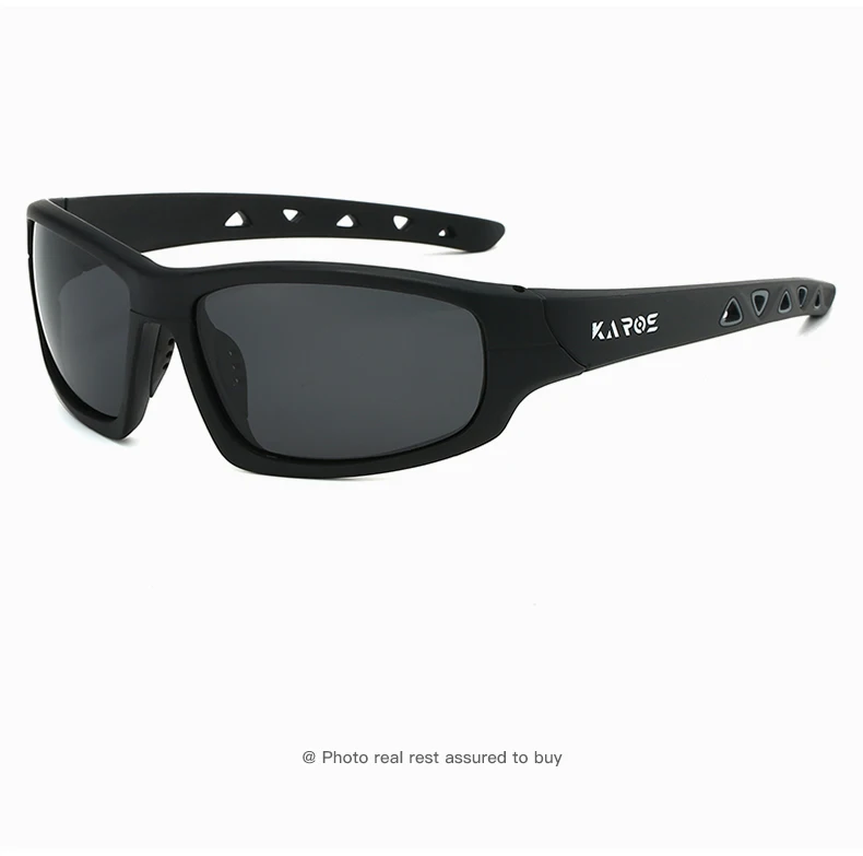 Polarisierte Sport-Sonnenbrille mit rutschfesten Nasenpads und sicherer Passform für Tennis, Fußball und andere dynamische Sportarten für Männer und Frauen – Detail 12