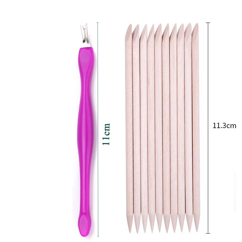 Nail Art Pusher Manicure Tools Nail Manicure Tools Manicure Pedicure Tools Pedicure Tools Cuticle Pusher Dead Skin Remover 10Pcs Dead Skin Remover Nail Art Fork Cuticle Remover Nipper Pusher Trimmer Stainless Steel Pedicure Nails Care Nail Tools