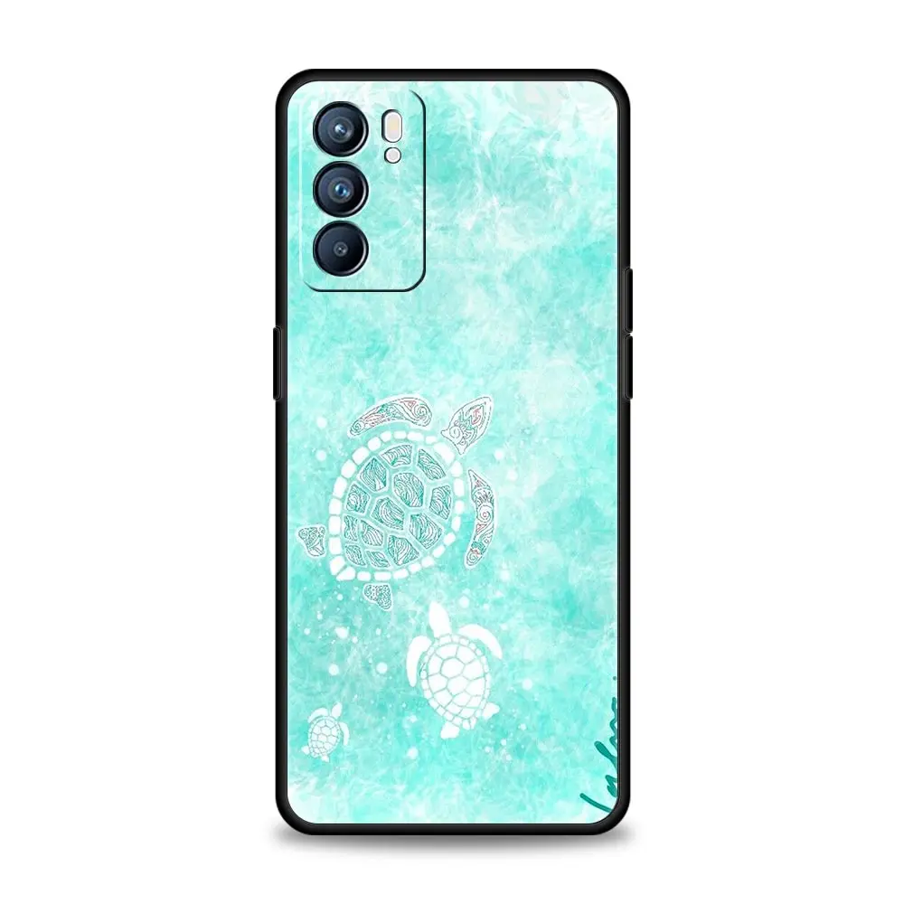 Cartoon Sea Turtle Ocean Blue Phone Case