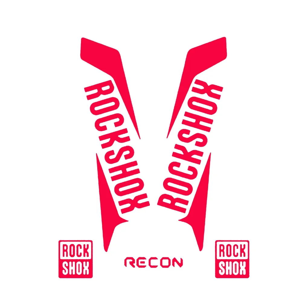 Autocollants VTT Rock Shox / Orbea – Décalcomanies Personnalisées – PVC – Neufs