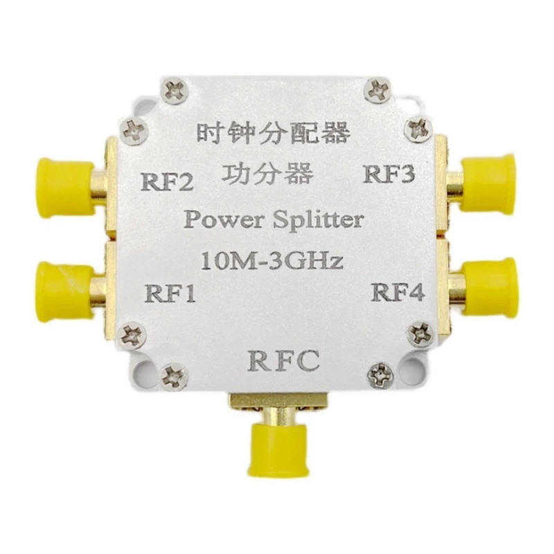 

RF Power Splitter 4 way for SMA Connectors 10M-3G RF Power Divider for Microwave Measurements Splitter/Antenna