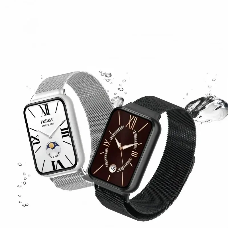 Milanese Loop Metal Magnetic Breathable Watchband Strap