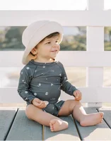 2023 Baby Swimwear Clothes Sets Toddler Boys Swimming Suits Brand Designer Children Hawaii Bathing Suits Beach Vacation Clothes 4