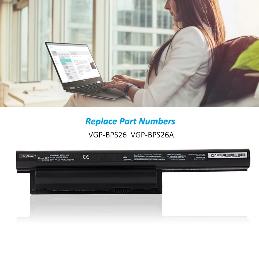 VGP-BPL26, VGP-BPS26, VGP-BPS26A, SVE14A, SVE15, SVE17, VPC-CA, VPC-CB, VPC-EG, VPC-EH
